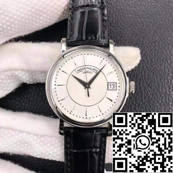 0 60 Patek Philippe Calatrava 5153G-010 1:1 Najboljša izdaja ZF Factory White Dial