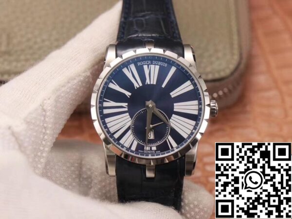 1 104 19c2b348 d469 49df 92f8 65c7f922b3e5 Roger Dubuis Excalibur DBEX0535 1:1 Best Edition PF Factory Blue Dial Swiss ETA9015