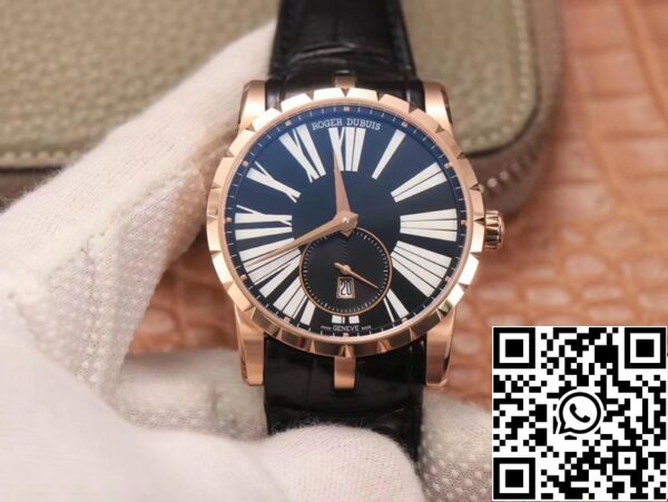 1 105 1345e225 0299 48e5 9cb6 21f0a356d869 Roger Dubuis Excalibur DBEX0537 1:1 Best Edition PF Factory Rózsaarany svájci ETA9015 svájci ETA9015