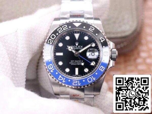 1 10 f07212ed 5b8f 42d0 a5a4 26aa58b248a6 Rolex GMT Master II 116710BLNR-78200 1:1 Najboljša izdaja Noob Factory V11 Blue Needle Swiss ETA3186