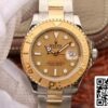 1 11 Rolex Yacht-Master 16623 1:1 Migliore Edizione Quadrante Oro Svizzero ETA2836 Avvolto in Oro