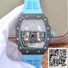 1 110 Richard Mille RM53-01 1:1 Best Edition JB Factory Musta Carbon Sveitsin Tourbillon Movement