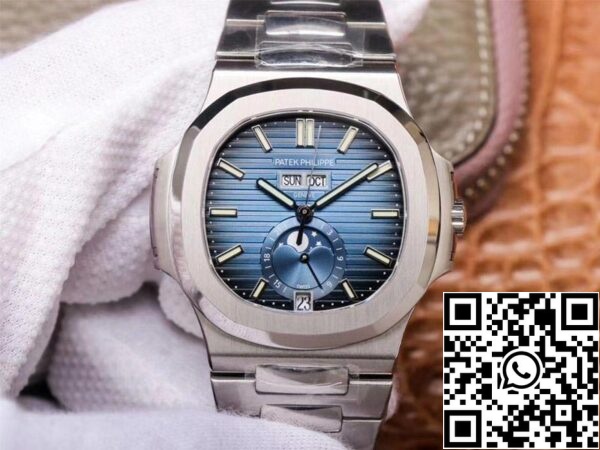 1 115 1 115 Patek Philippe Nautilus 5726/1A-014 باتيك فيليب نوتيلوس 5726/1A-014 1:1 أفضل إصدار PF مصنع PF مينا أزرق سويسري ETA324