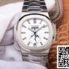 1 116 Patek Philippe Nautilus 5726/1A-010 1:1 Най-добро издание PF Factory White Dial Swiss ETA324