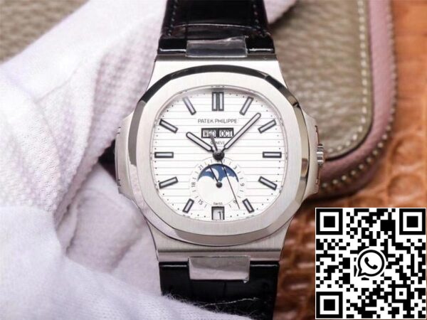 1 120 96350613 8fba 46a8 9bcd 7cffaf7fa5c9 Patek Philippe Nautilus 5726/1A-010 1:1 Best Edition PF Factory Musta hihna Sveitsin ETA324