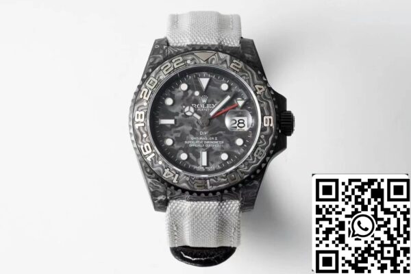 1 121 d3bbef3c a480 42ad 8b65 cfc2d4a6c434 Rolex GMT-MASTER II Diw 1:1 Best Edition Cinturino in tessuto di fibra di carbonio