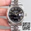 1 124 Rolex Datejust 116334 EW Fábrica 1:1 Mejor Edición Suiza ETA2836 Esfera Negra Marcador Romano