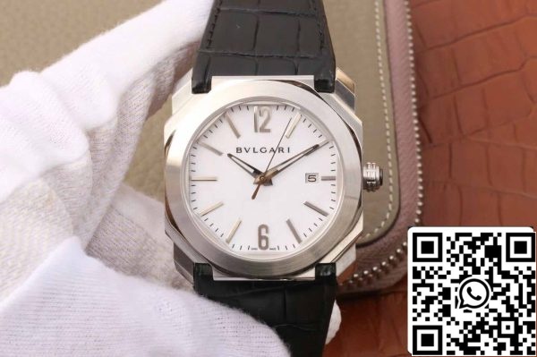 1 12 76bc6933 abde 48a0 8dac f31524e21cd0 Bvlgari Octo 102779 OC41C6SLD 1:1 Best Edition White Dial