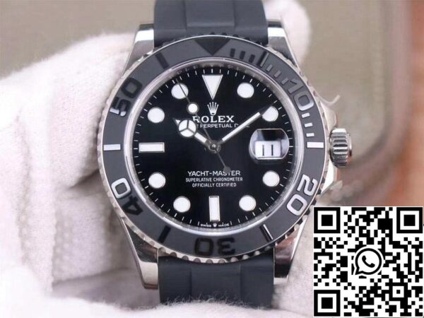 1 13 Rolex Yacht Master M226659-0002 1:1 Best Edition VS Fabriek Zwarte Wijzerplaat Zwitserse ETA3235