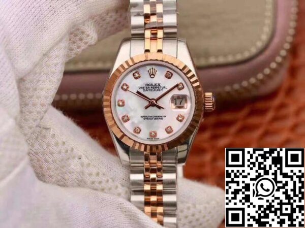 1 135 47b1fcad d10d 444b 8586 240dcc228c65 Rolex Lady Datejust 28MM 1:1 Migliore Edizione Svizzera NH05 Placcato Oro Rosa