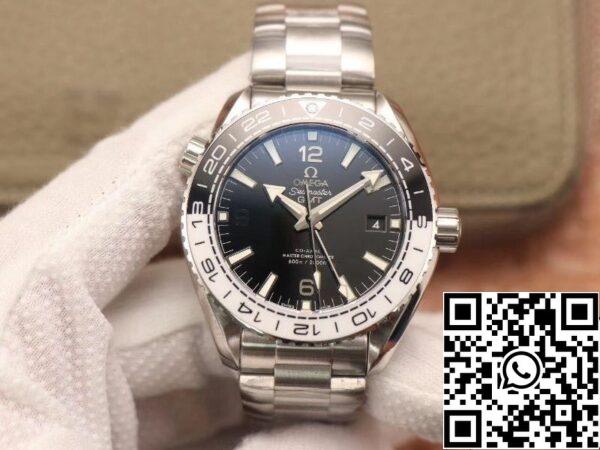 1 138 Omega Seamaster GMT 215.30.44.22.01.001 600M 1:1 Най-добро издание VS Фабрика черен циферблат швейцарски NH05