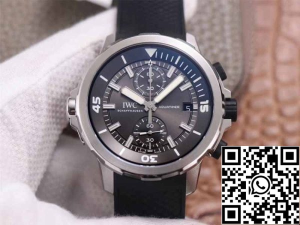 1 140 IWC Aquatimer IW379506 1:1 Beste Editie V6 Fabrieks Grijze Wijzerplaat Zwitserse ETA7750