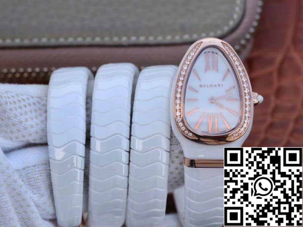 1 148 Bvlgari Srpenti Spiga 102886 1: 1 Najboljša izdaja BV Factory Diamond bezel Swiss Quartz Movement