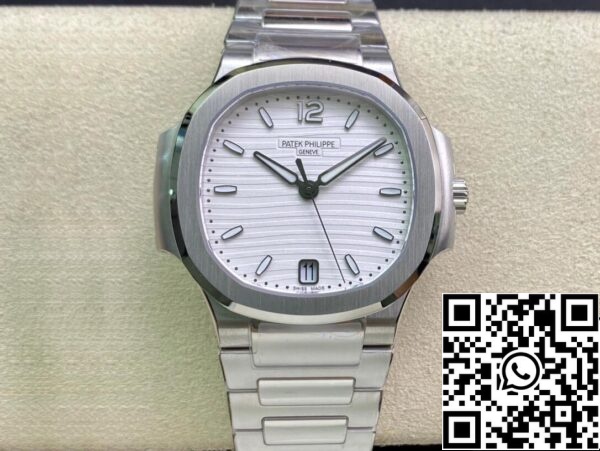 1 159 Patek Philippe Nautilus Ladies 7118/1A-010 1:1 Best Edition 3K Factory hopea soittaa