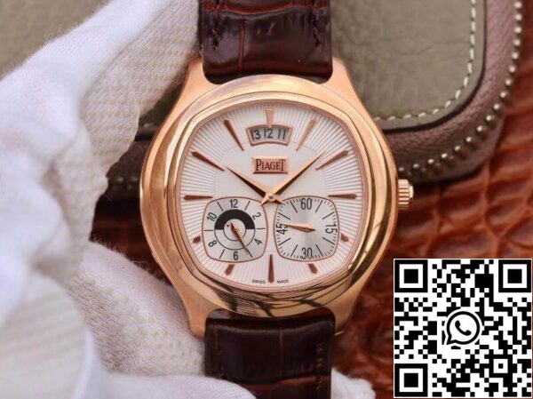 1 162 Piaget Black Tie Emperador G0A32017 Mechanische Uhren 1:1 Best Edition SWISS 850P 18K Rose Gold Weißes Zifferblatt