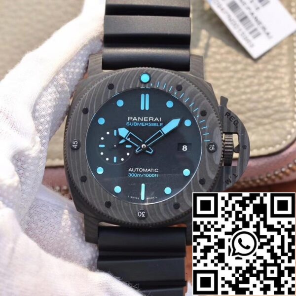 1 165 97c7b76a 5948 4da5 aa14 3be0e7ed191e Panerai Submersible PAM01616 VS Factory 1:1 Best Edition Esfera Negra Swiss P.9010