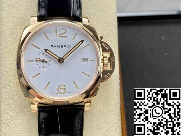 1 16 6ad88eba 6a75 456c 9bf2 cfa5b75535c3 Panerai Luminor PAM01336 1:1 Best Edition VS Factory Valkoinen kellotaulu