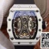 1 173 Richard Mille Pablo Mac Donough RM53-01 1:1 Best Edition Szwajcarski ETA Importowany mechanizm mechaniczny Tarcza szkieletowa Czarny pasek gumowy