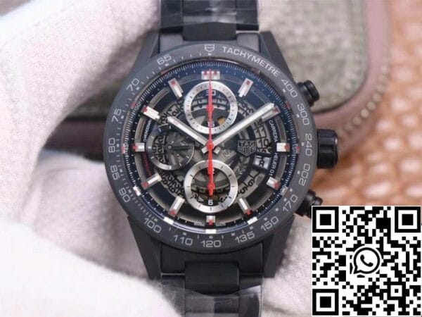 1 179 Tag Heuer Carrera CAR2090.BH0729 1:1 Mejor Edición XF Fábrica de cerámica negro personalizado Movimiento