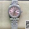 1 18 Rolex Datejust M279384RBR-0003 28MM 1:1 Best Edition BP Factory vaaleanpunainen Dial