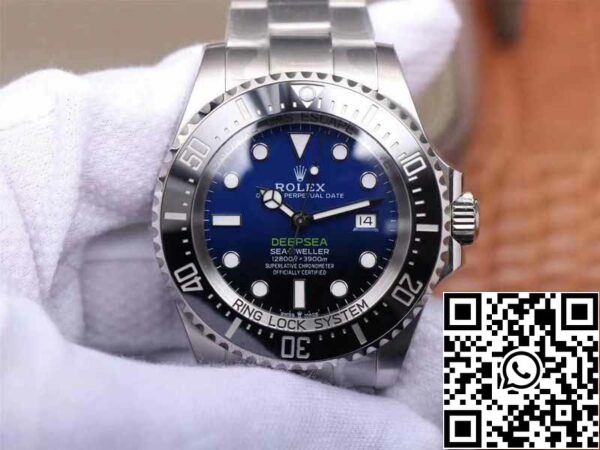 1 185 Rolex Sea-Dweller Deepsea M126660-0002 1:1 Best Edition Noob Factory D-Blue Zwitsers ETA3235