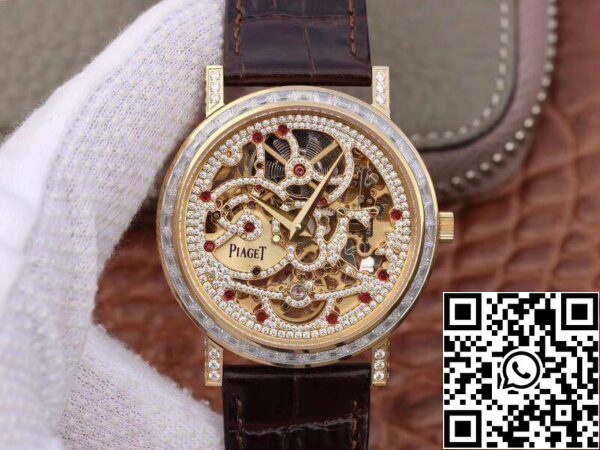 1 190 0aa86000 c983 4391 83e8 0cd3ff6b8e1a Piaget ALTIPLANO G0A39125 Mechanisch Horloges 1:1 Beste Editie Zwitsers ETA1200s Skelet Wijzerplaat