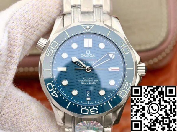 1 194 Omega Seamaster Diver 300m 210.30.42.20.03.001 VS Factory 1:1 Cea mai bună ediție de ceasuri mecanice