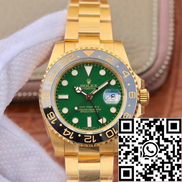 1 1 bd2c10ef 76f8 441a 815c 0a0308822db1 Rolex GMT Master II 116718LN 40mm EW tovarne mehanske ure 1: 1 Najboljša izdaja švicarski ETA2836 zelena Dial