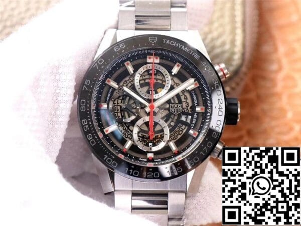 1 20 f3f4833b 8baf 4d31 aad0 4f43fd9ca66c TAG Heuer Carrera CAR2A1W.BA0703 1:1 Best Edition XF Factory Black Dial Swiss HEUER 01