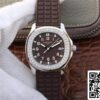 1 211 Patek Philippe Aquanaut 5067A-023 1:1 Best Edition PPF tehdas timantti ruskea kellotaulu