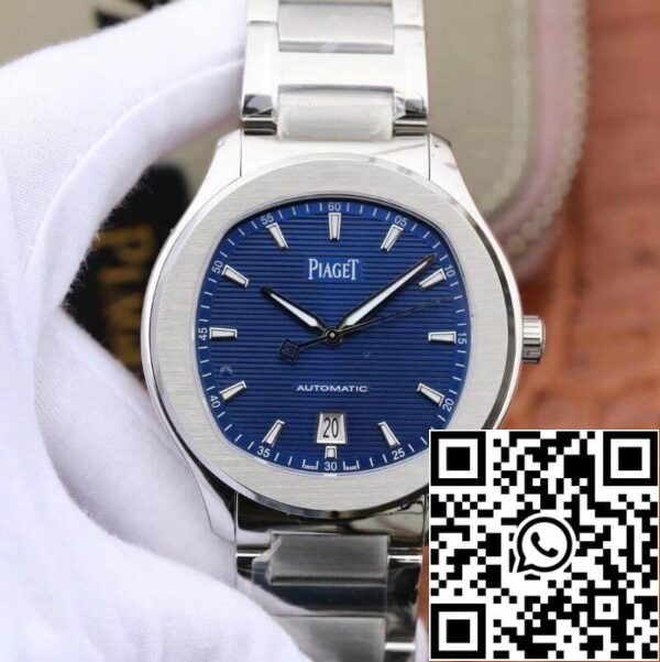 1 228 Piaget Polo' S G0A41002 MKS Factory 1:1 Best Edition Niebieska teksturowana tarcza na bransolecie ze stali nierdzewnej Szwajcarska ETA 1110