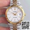 1 235 Rolex Datejust M126333-0016 EW Fábrica de Relojes Mecánicos 1:1 Mejor Edición ETA3255 suizo esfera blanca