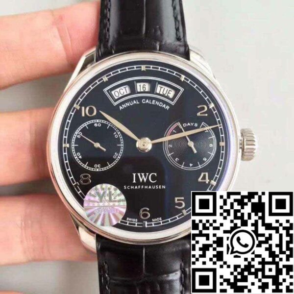 1 237 3e75eb9d 0bf6 4ea0 8951 e1309889daf2 IWC Portugieser Calendário Anual IW503502 YL Factory 1:1 Best Edition Swiss ETA52850 Black Dial