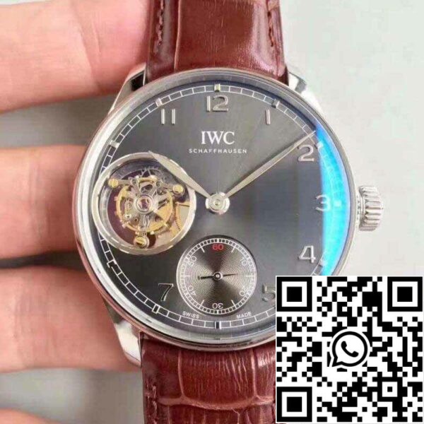 1 239 4c8b363d df58 414e bc45 b2f0a97ed766 IWC portugál Tourbillon IW546301 YL Factory 1:1 Best Edition svájci Tourbillon antracit számlapja