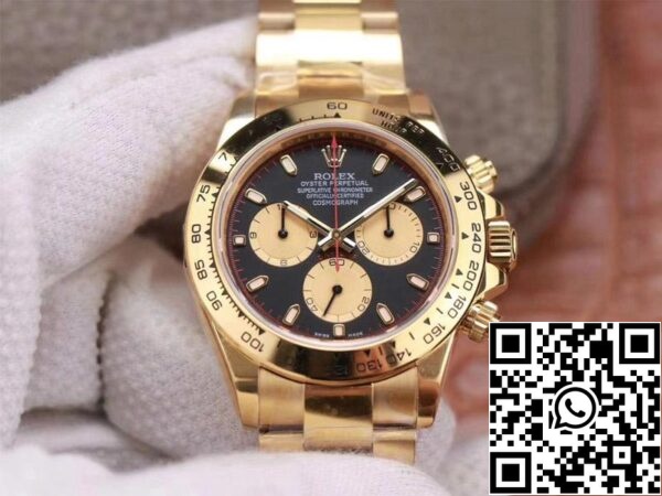 1 23 a9907ded ffe9 4282 88bb cb43479a5b4e Rolex Daytona M116508-0009 1: 1 Best Edition Noob Factory Black Dial Swiss ETA4130