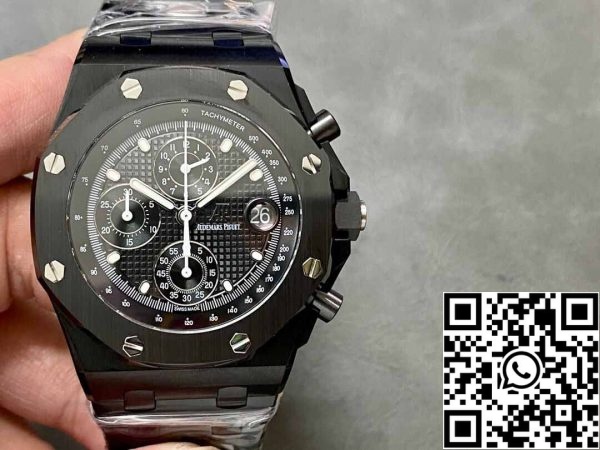 1 23 a9fcefc3 6853 471f 826a 9d3092bb2253 Audemars Piguet Royal Oak Offshore 26238CE.OO.1300CE.01 1:1 Beste Editie APF Fabriek Zwarte Wijzerplaat