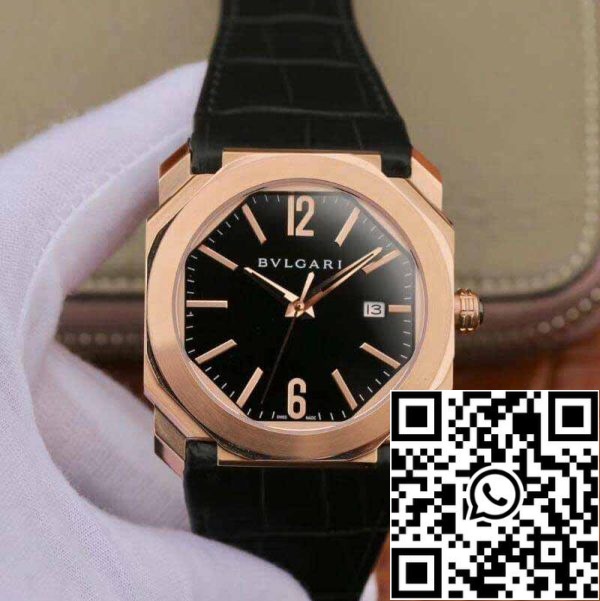 1 246 Bvlgari Octo solotempo 102485 BG041BBSPGVD Мужские часы 1:1 Best Edition Swiss Automatic BVL 193