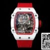 1 28 224289b3 09fe 49db a637 3ab038687297 Richard Mille RM27-02 Rafael Nadal Tourbillon 1:1 Best Edition RM Factory Cinturino rosso