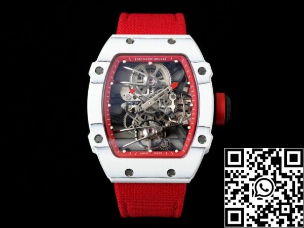 1 28 1 28 224289B3 09fe 49DB A637 3ab03868687297 RM27-02 RM 27-02 Rafael Nadal Nadalon Tourbillon 1:1 Best Edition RM Factory Red Strap