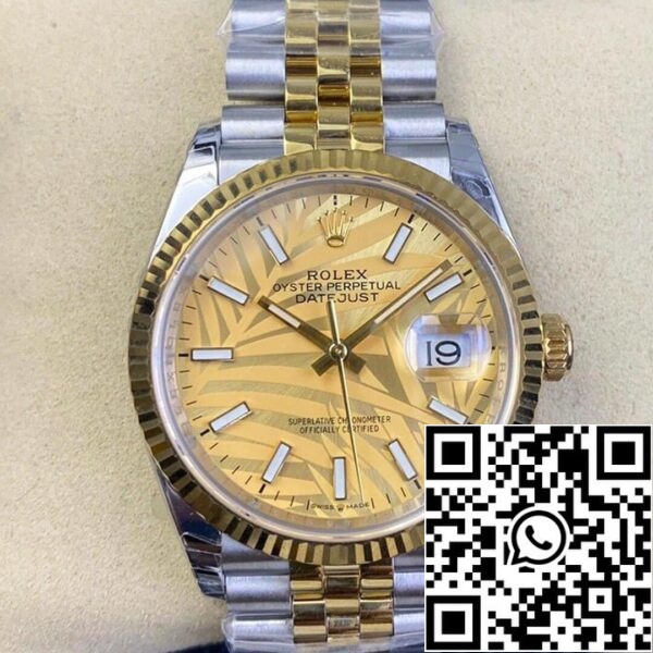 1 29 7e9d125c 75d9 4192 80d3 842ceb322379 Rolex Datejust M126233-0037 1:1 Най-добро издание EW Фабрика жълто злато