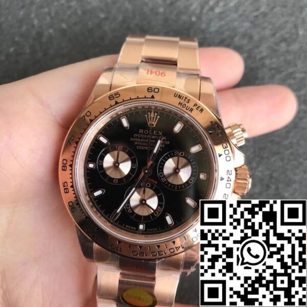 1 2 630e3ebb 7cd8 4ff5 bbd7 64c205ee9ee3 Rolex Daytona m116505-0008 1:1 Mejor Edición Noob Factory Esfera Negra