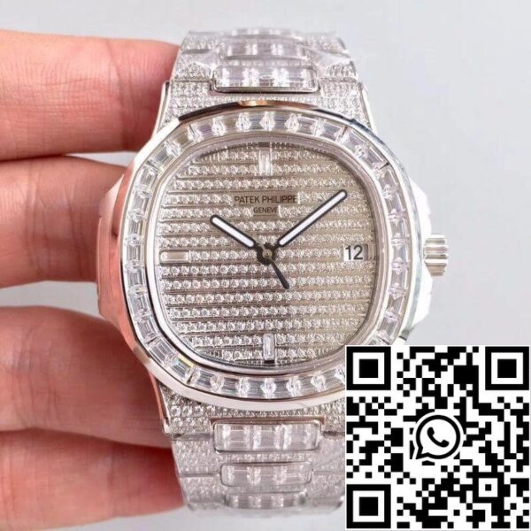 1 301 Patek Philippe Nautilus Jumbo 5719/1G-001 1:1 Best Edition svájci ETA324 1:1 Best Edition