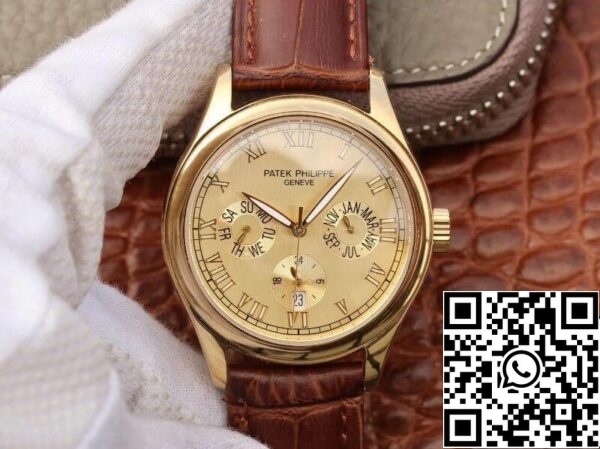 1 321 Patek Philippe Complicazioni Calendario Annuale 1:1 Migliore Edizione Svizzera ETA315SQA Quadrante Oro