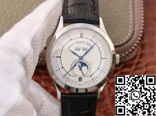 1 322 Patek Philippe Complicazioni Calendario Annuale 5396G-001 KM Fabbrica 1:1 Migliore Edizione Svizzera ETA324S Quadrante Bianco