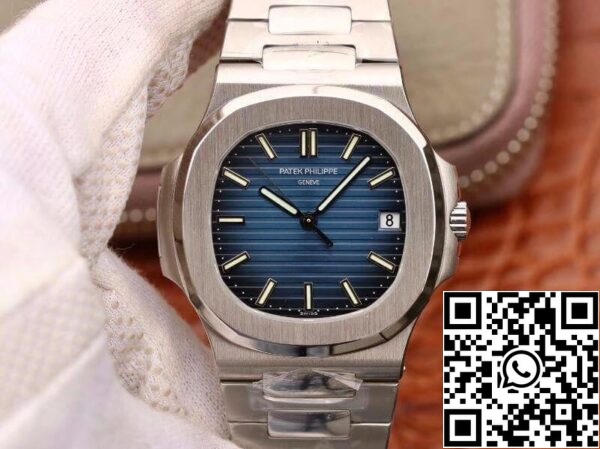 1 330 Patek Philippe Nautilus Jumbo 5711/1A-010 PF Factory 1:1 Beste Edition Schweizer ETA324 Blaues Zifferblatt