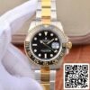 1 33 7a50b02f a77c 4e76 b75c 2d9e2881b04b Rolex GMT Master II 116713 LN 40mm EW Фабрика 1:1 Най-доброто издание на швейцарската ETA2836 гривна от неръждаема стомана с два тона