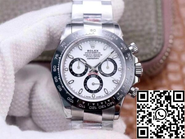 1 33 c4091a3e ff64 45d2 921a 4b32e69bfd12 Rolex Cosmograph Daytona M116500LN-0001 1:1 Best Edition Noob Factory White Dial Zwitserse ETA4130