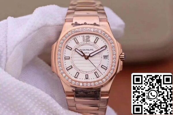 1 342 Patek Philippe Nautilus Ladies 7010/1R-011 1:1 Best Edition Swiss Quartz E23-250 S C