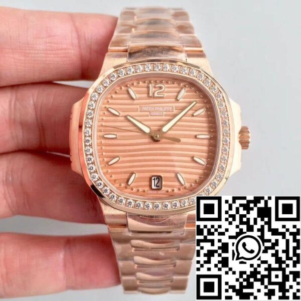 1 343 Patek Philippe Damen Nautilus 7118/1200R PF Factory 1:1 Best Edition Schweizer ETA324