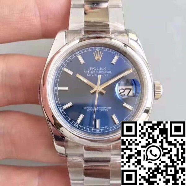 1 34 283b9a8a 3767 431d 871a 02aa5555fa26 Rolex Datejust II 36mm 116200 AR Factory Blue Dial 1:1 Най-добро издание Swiss ETA3135